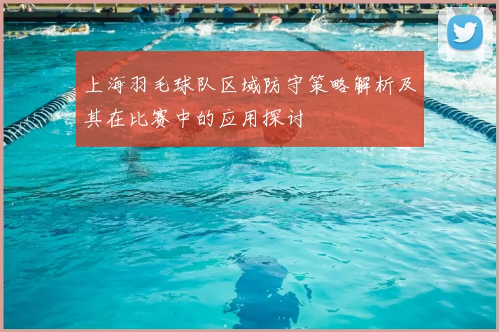 上海羽毛球队区域防守策略解析及其在比赛中的应用探讨